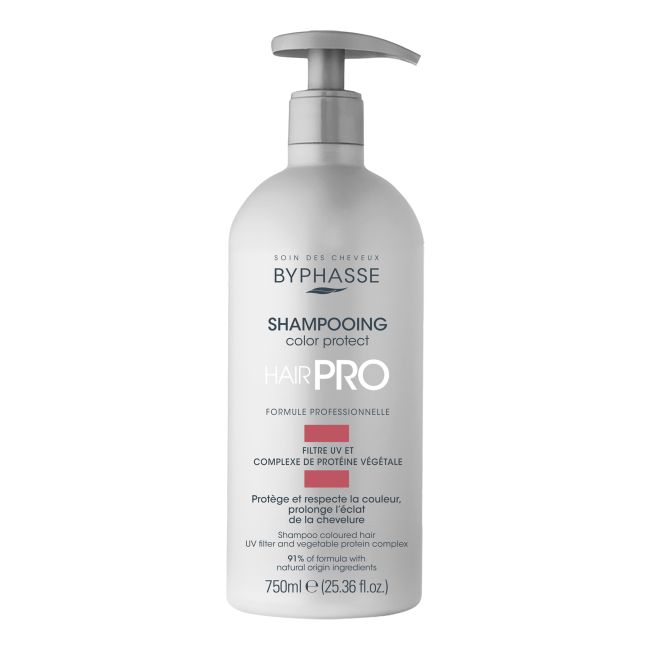 BYPHASSE PRO COLOR PROTECT plaukų šampūnas, 750 ml