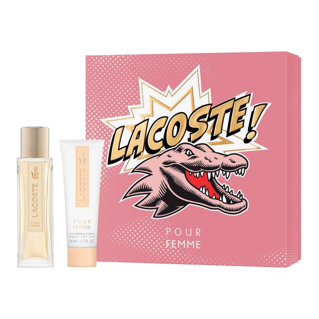 LACOSTE POUR FEMME moterų kosmetikos rinkinys