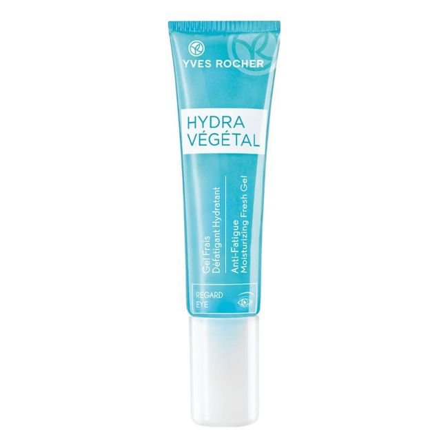 YVES ROCHER HYDRA VEGETAL ANTI-FATIGUE MOISTURIZING FRESH paakių želė, 15 ml