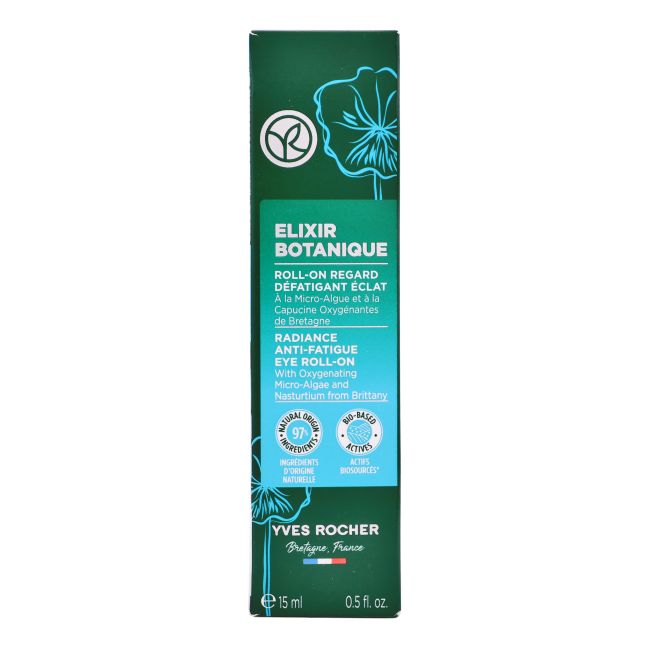 YVES ROCHER ELIXIR BOTANIQUE RADIANCE ANTI-FATIQUE paakių kremas, 15 ml