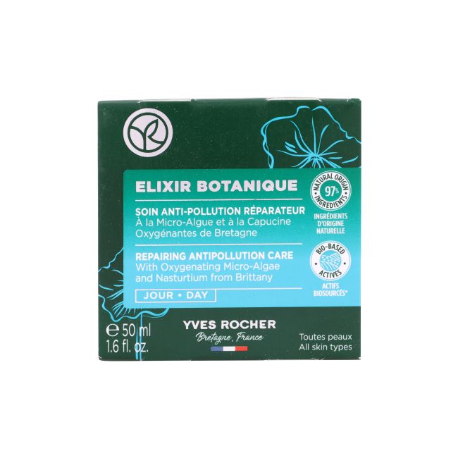 YVES ROCHER ELIXIR BOTANIQUE REPAIRING ANTIPOLLUTION CARE dieninis kremas, 50 ml