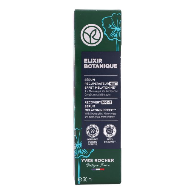 YVES ROCHER ELIXIR BOTANIQUE RECOVERY naktinis serumas, 30 ml