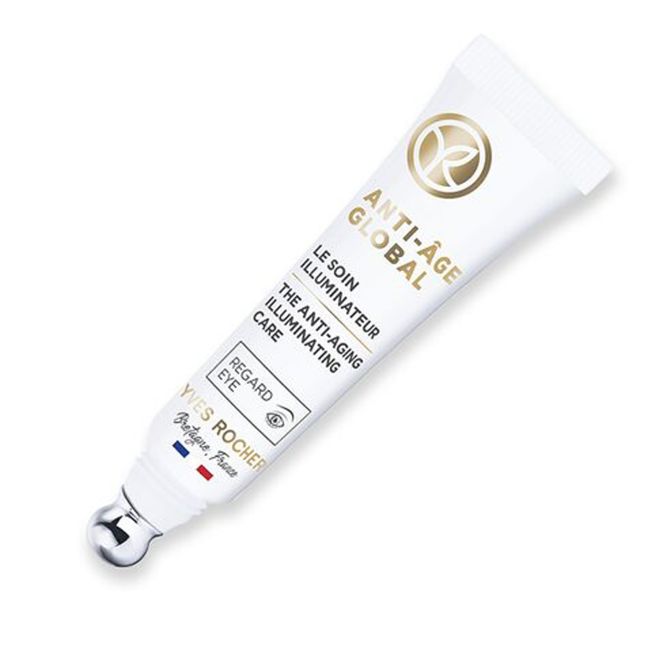 YVES ROCHER ANTI-AGE GLOBAL ILLUMINATING paakių kremas, 15 ml