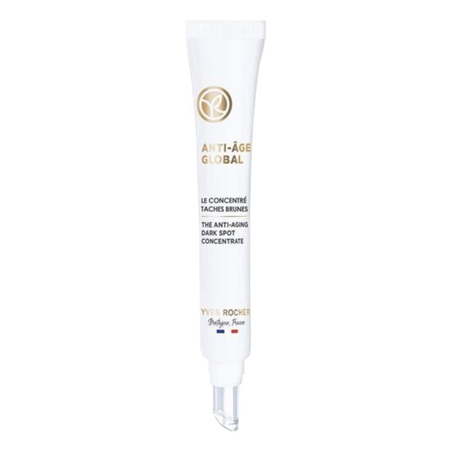 YVES ROCHER ANTI-AGE GLOBAL DARK SPOT odos dėmių koncentratas, 14 ml