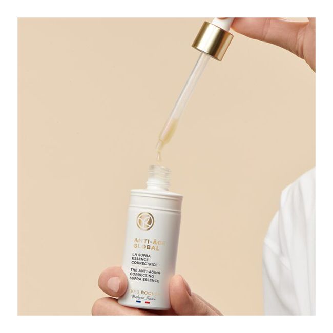 YVES ROCHER ANTI-AGE GLOBAL CORRECTING SUPRA veido esencija, 50 ml