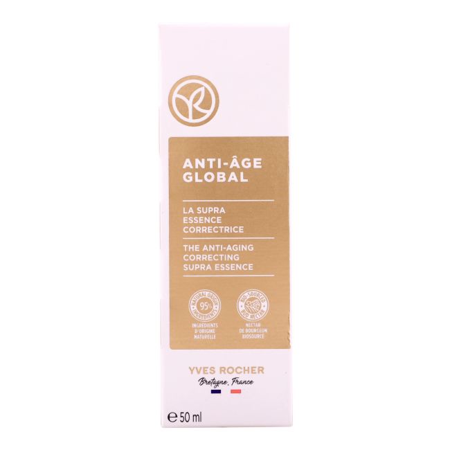 YVES ROCHER ANTI-AGE GLOBAL CORRECTING SUPRA veido esencija, 50 ml