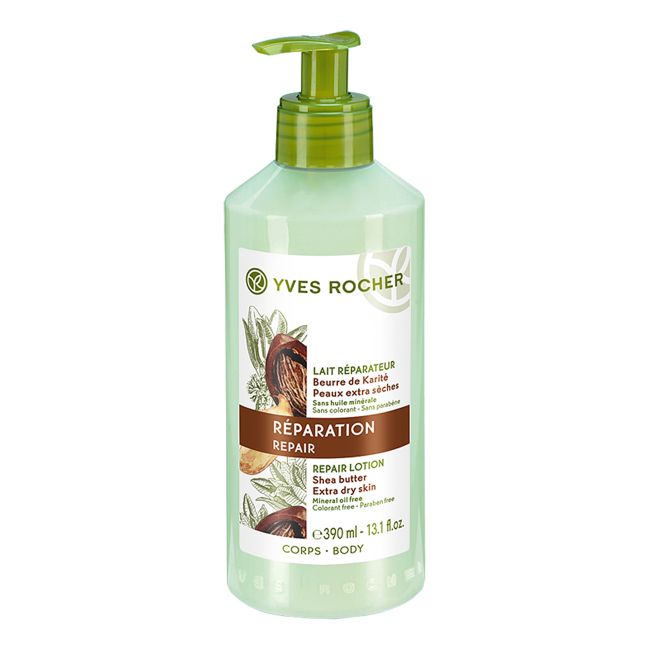 YVES ROCHER REPAIR SHEA BUTTER kūno losjonas, 390 ml