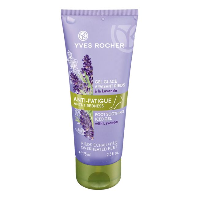 YVES ROCHER ANTI-FATIGUE SOOTHING ICED pėdų želė, 75 ml