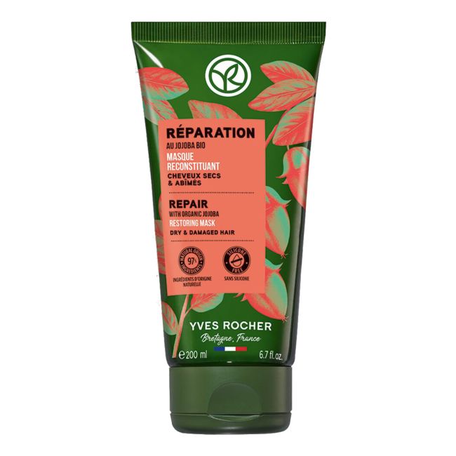 YVES ROCHER REPAIR plaukų kaukė, 200 ml
