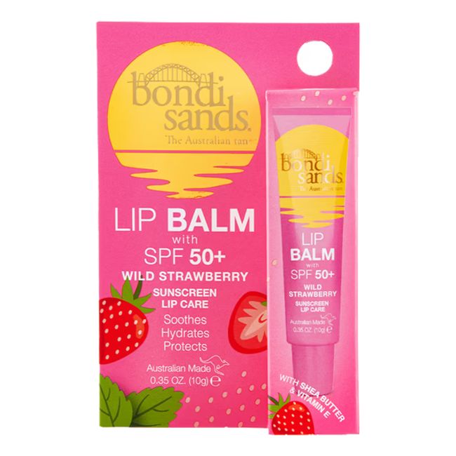 BONDI SANDS SPF50+ WILD STRAWBERRY lūpų balzamas, 10 g