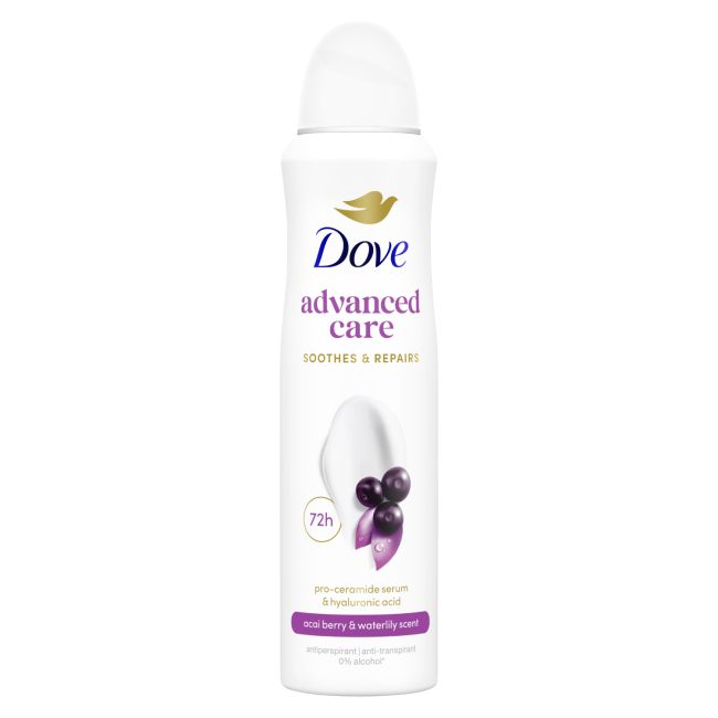 DOVE ADVANCED CARE GO FRESH purškiamasis dezodorantas, 150 ml