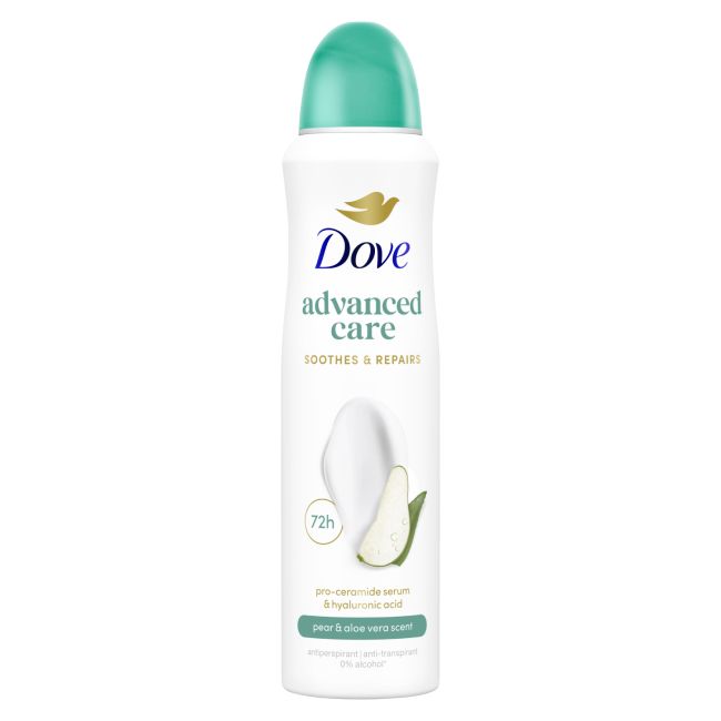 DOVE ADVANCED CARE GO FRESH purškiamasis dezodorantas, 150 ml