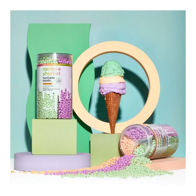 SALON PERFECT SLIICK RAINBOW SHERBET depiliacinis kietasis vaškas granulėse, 425 g