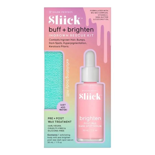 SALON PERFECT SLIICK BUFF+BRIGHTEN kūno priežiūros priemonių rinkinys