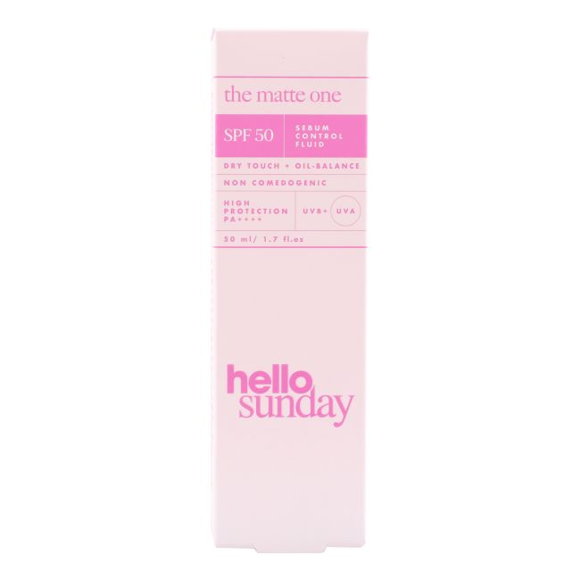 HELLO SUNDAY SPF50 SEBUM CONTROL veido fluidas, 50 ml
