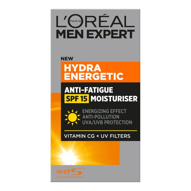 L'OREAL MEN EXPERT HYDRA ENERGETIC veido kremas, 50 ml