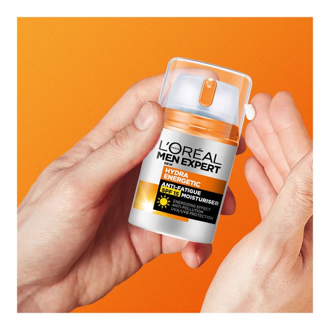 L'OREAL MEN EXPERT HYDRA ENERGETIC veido kremas, 50 ml