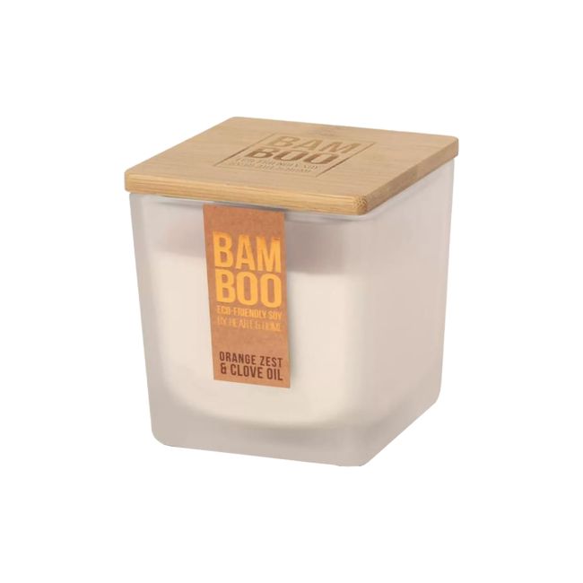 BAMBOO ORANGE ZEST & CLOVE OIL kvapni žvakė, 210 g
