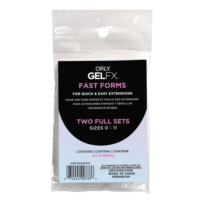 ORLY GEL FX plastikinės formos nagams priauginti (24 vnt.)