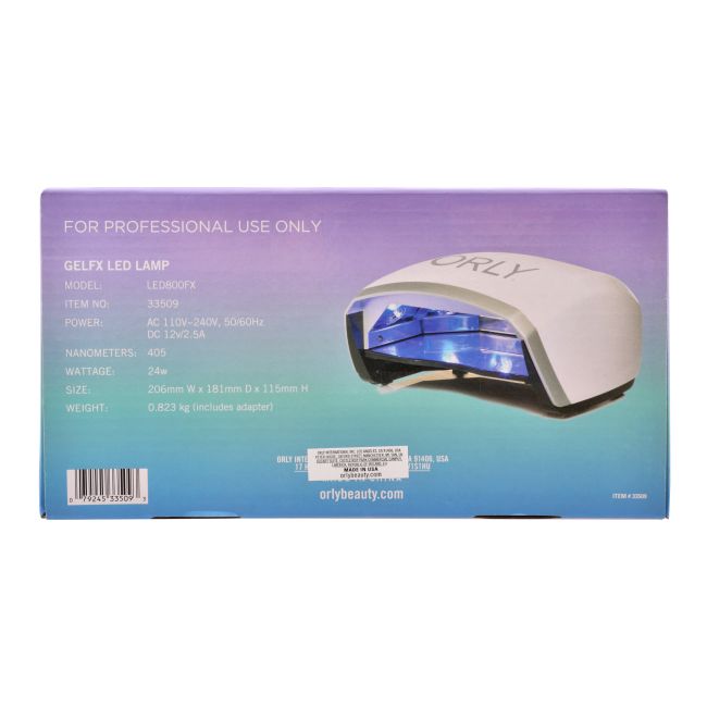 ORLY GEL FX LED 800 gelinio nagų lako džiovinimo lempa