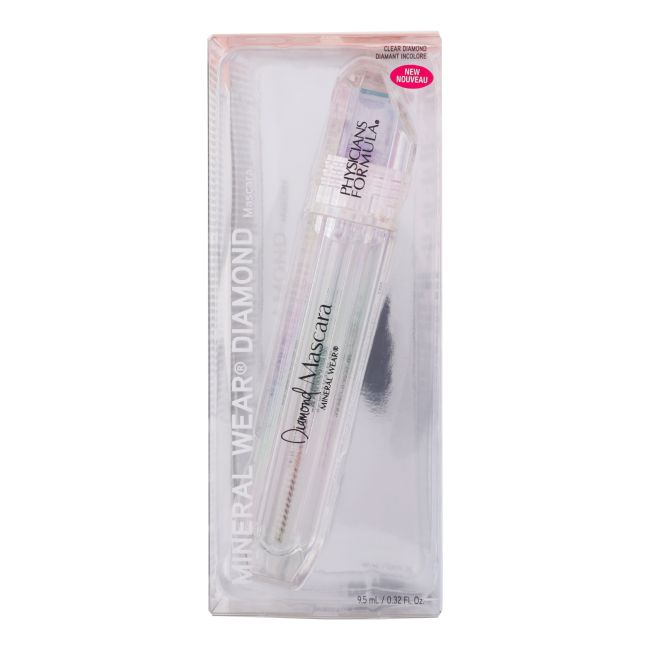 PHYSICIANS FORMULA MINERAL WEAR CLEAR DIAMOND blakstienų ir antakių tušas, 8,5 ml