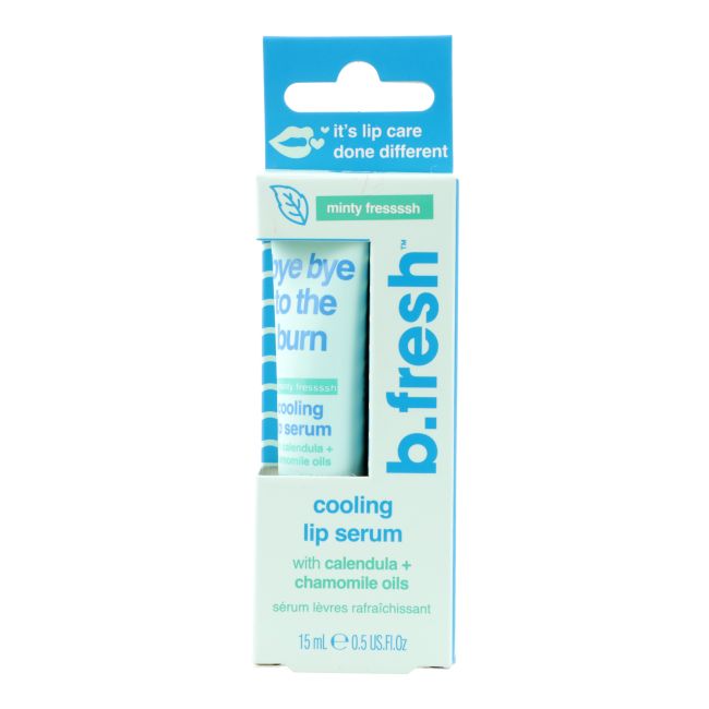 B. FRESH BYE BYE TO THE BURN COOLING lūpų serumas, 15 ml