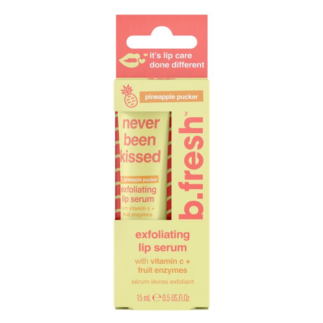 B.FRESH NEVER BEEN KISSED EXFOLIATING lūpų serumas, 15 ml