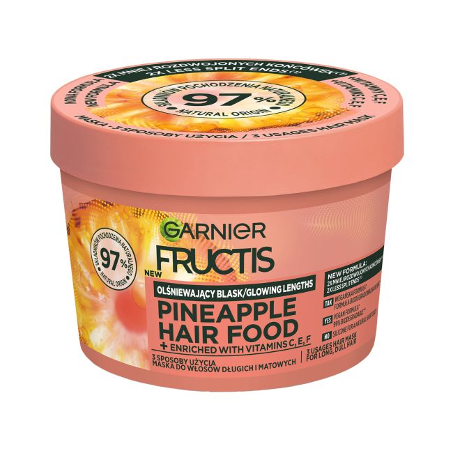 GARNIER FRUCTIS PINEAPPLE plaukų kaukė, 400 ml