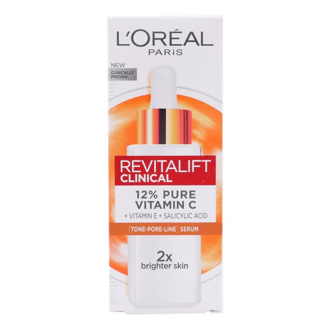 L'OREAL REVITALIFT CLINICAL 12% PURE VITAMIN C veido serumas, 30 ml