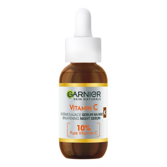 GARNIER SKIN NATURALS VITAMIN C BRIGHTENING naktinis veido serumas, 30 ml
