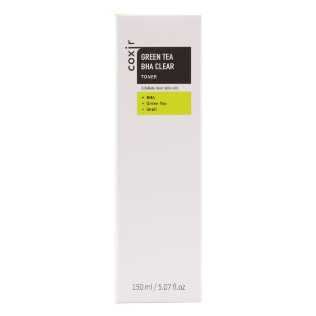 COXIR GREEN TEA PH CLEAR veido tonikas, 150 ml