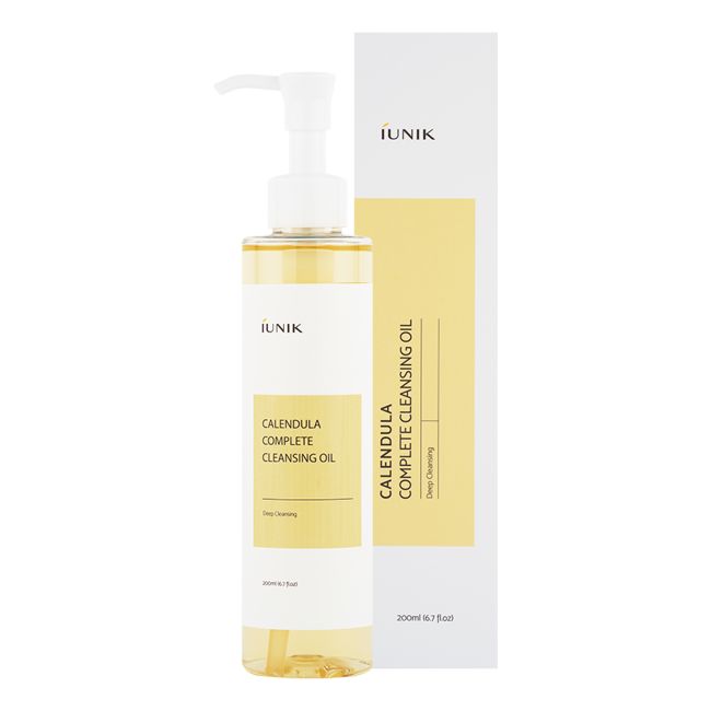 IUNIK CALENDULA COMPLETE valomasis veido aliejus, 200 ml