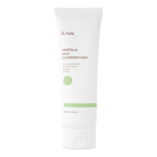 IUNIK CENTELLA MILD valomosios veido putos, 120 ml