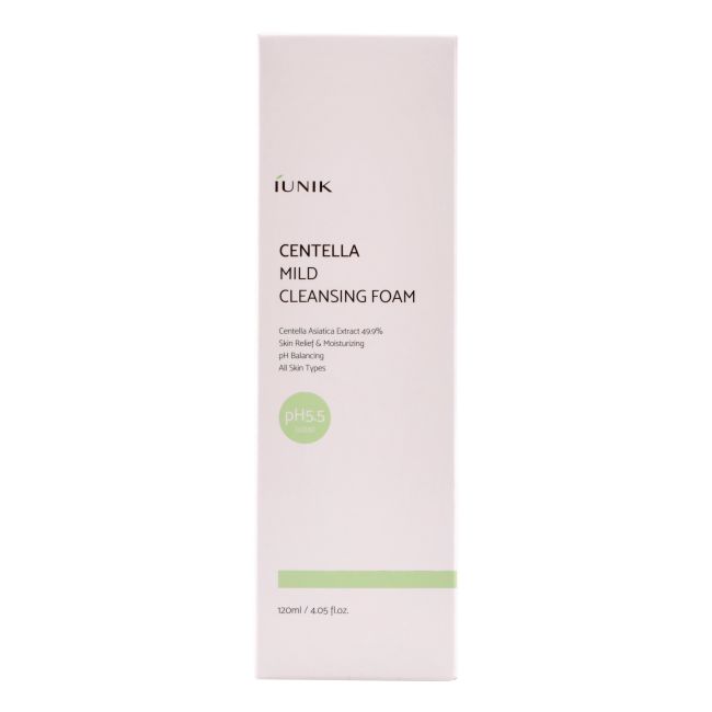 IUNIK CENTELLA MILD valomosios veido putos, 120 ml