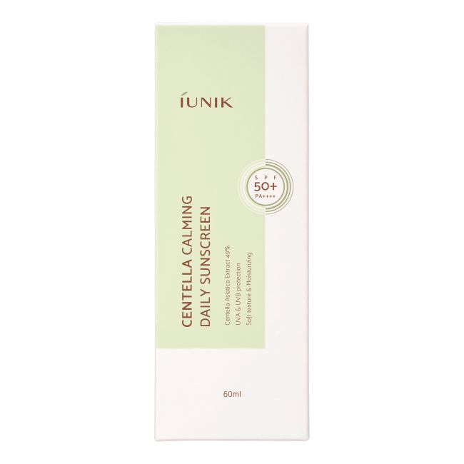 IUNIK CENTELLA CALMING DAILY SUNSCREEN apsauginis kremas nuo saulės, 60 ml