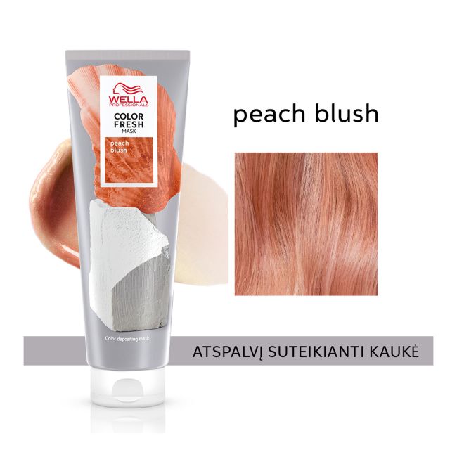 WELLA PROFESSIONALS COLOR FRESH atspalvį suteikianti plaukų kaukė, 150 ml