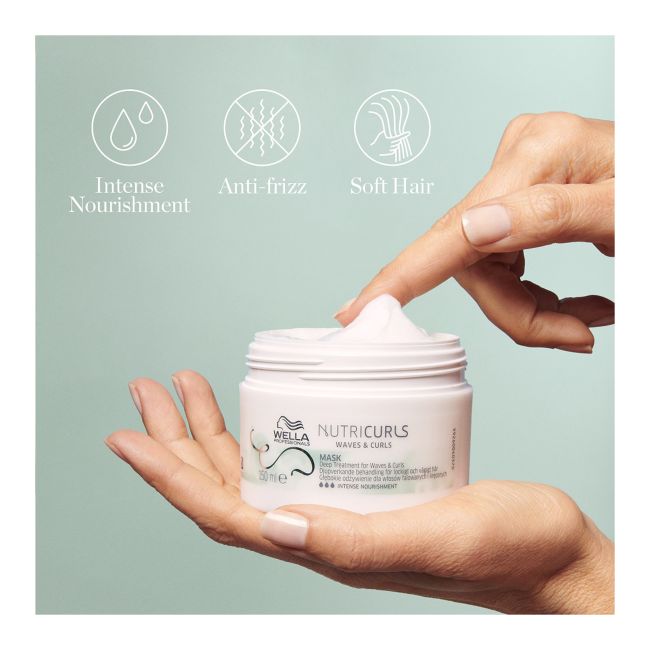 WELLA PROFESSIONALS NUTRICURLS plaukų kaukė, 150 ml