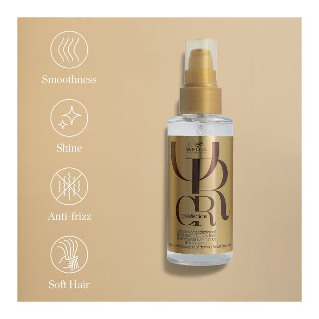 WELLA PROFESSIONALS OIL REFLECTIONS LUMINOUS SMOOTHENING plaukų aliejus, 100 ml