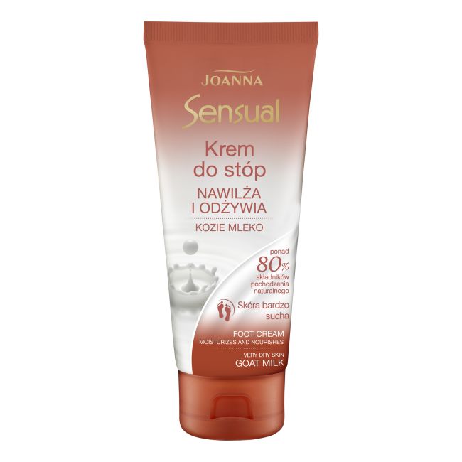 JOANNA SENSUAL GOAT MILK pėdų kremas, 100 g