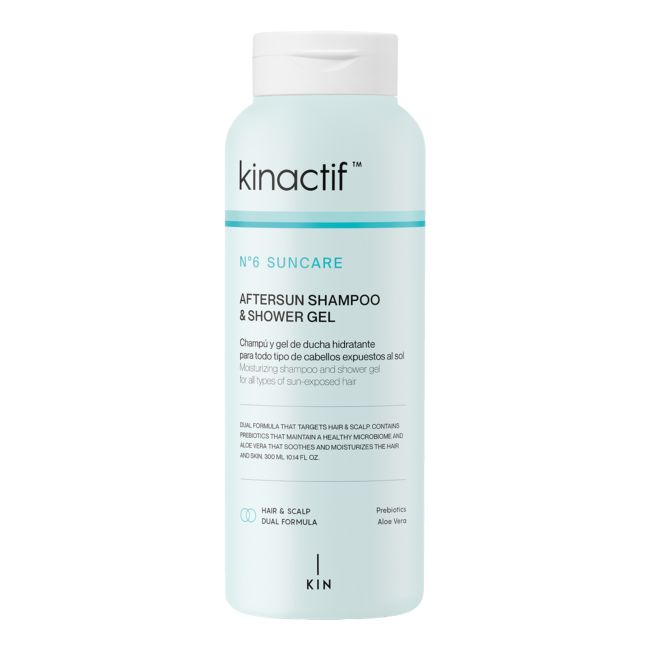 KINACTIF N6 SUNCARE AFTERSUN plaukų šampūnas ir dušo želė, 300 ml