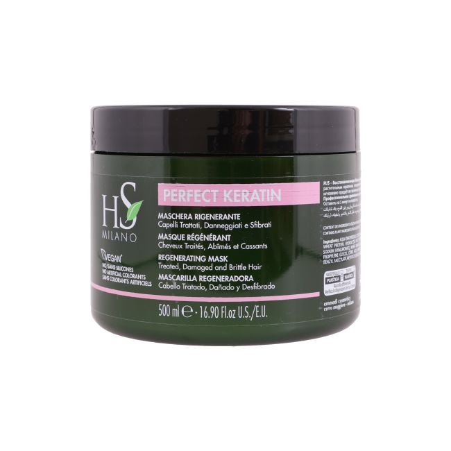 HS MILANO PERFECT KERATIN REGENERATING plaukų kaukė, 500 ml