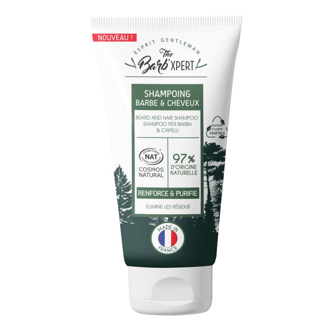 THE BARB'XPERT barzdos ir plaukų šampūnas, 150 ml