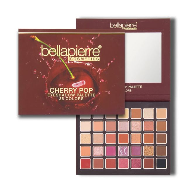 BELLAPIERRE CHERRY POP 35 spalvų akių vokų šešėlių paletė