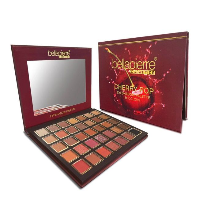 BELLAPIERRE CHERRY POP 35 spalvų akių vokų šešėlių paletė