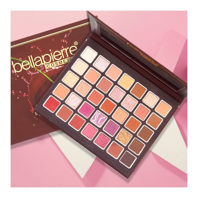 BELLAPIERRE CHERRY POP 35 spalvų akių vokų šešėlių paletė