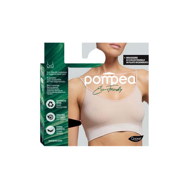 POMPEA ECO FRIENDLY BRASSIERE NERO liemenėlė