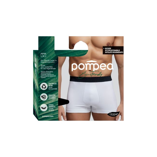POMPEA ECO FRIENDLY BOXER NERO vyrų apatinės kelnaitės