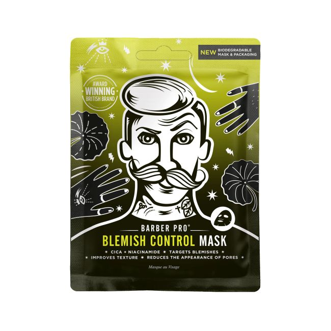 BARBER PRO BLEMISH CONTROL vyrų veido kaukė, 23 ml