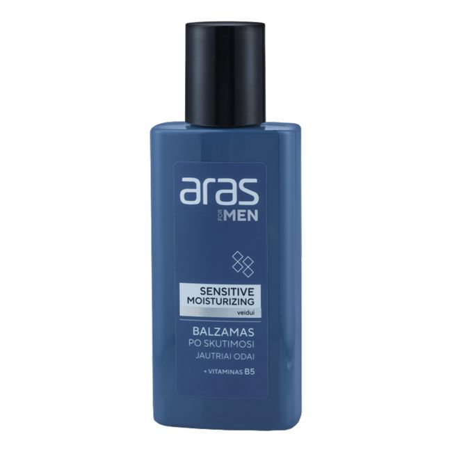 ARAS FOR MEN SENSITIVE MOISTURIZING balzamas po skutimosi, 100 ml