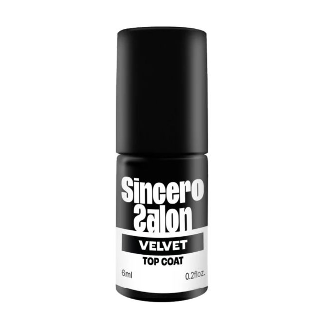 SINCERO SALON UV/LED matinis gelinio nagų lako viršutinis sluoksnis, 6 ml